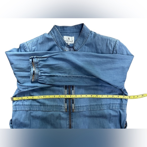 ALVINA Jeans modest Trench Maxi Full Length Jilbab Please READ description - Picture 7 of 9